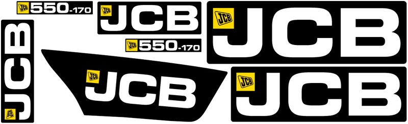 JCB 550-170 Decal Set