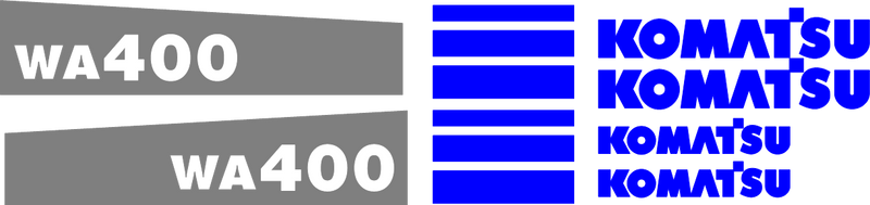 Komatsu WA400-5 Decal Set