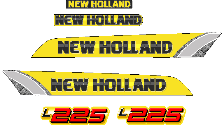 New Holland L225 Decal Set