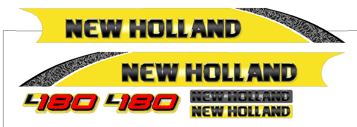 New Holland L180 Decal Set