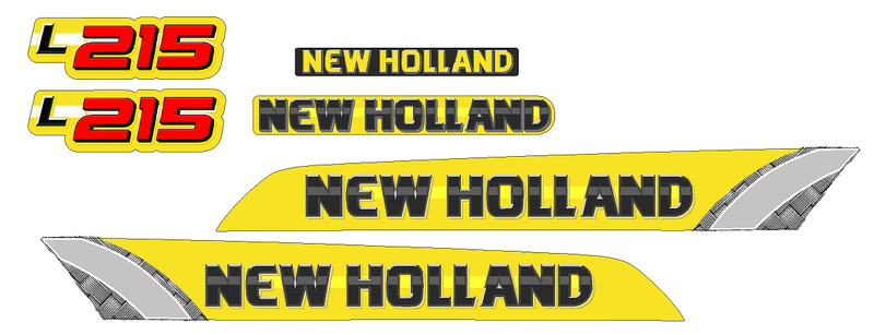 New Holland L215 Decal Set