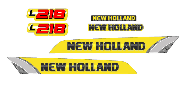 New Holland L218 Decal Set