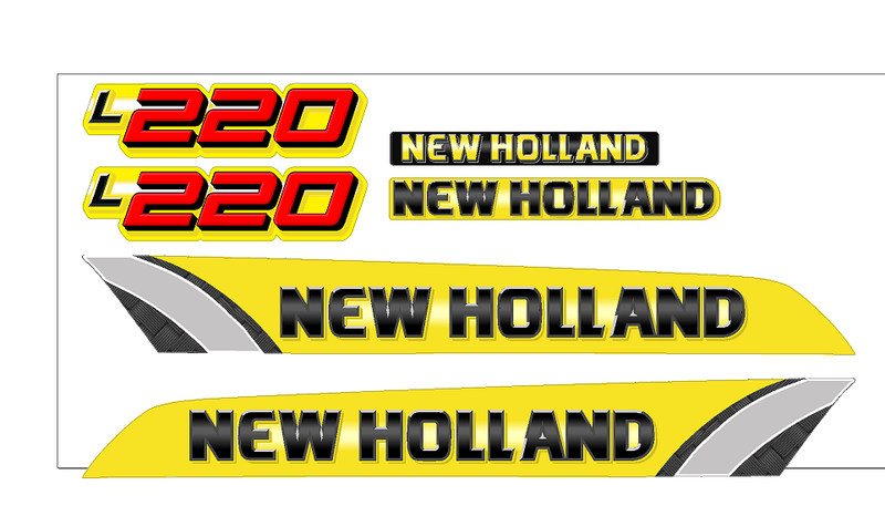 New Holland L220 Decal Set