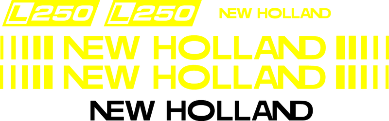 New Holland L250 Decal Set