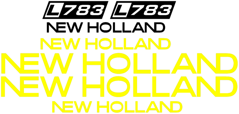 New Holland L783 Decal Set