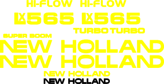 New Holland LX565  Decal Set