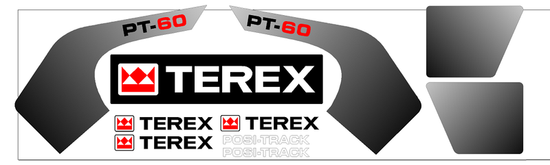 Terex PT60 Decal Set