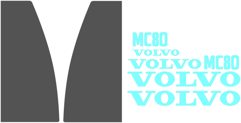 Volvo MC80 Decal Set