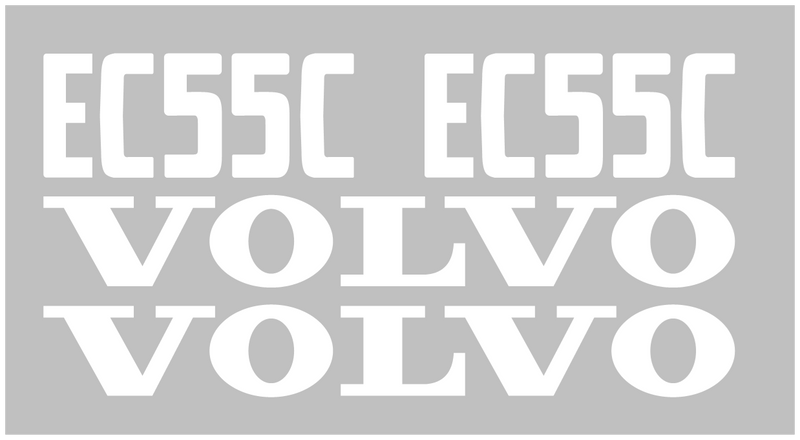 Volvo EC55C Decal Set