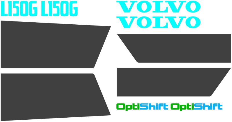 Volvo L150G Decal Set