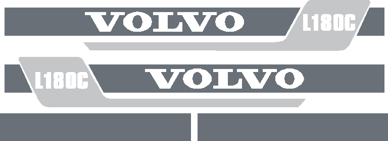 Volvo L180C Decal Set