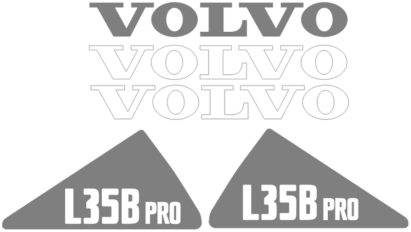 Volvo L35B Decal Set