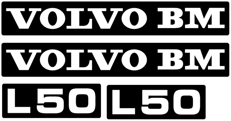 Volvo L50 Decal Set