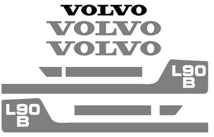 Volvo L90B Decal Set