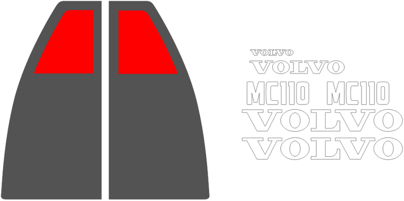 Volvo MC110 Decal Set