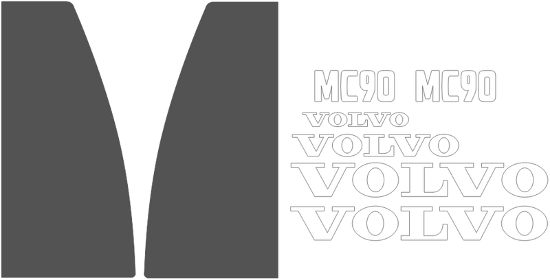 Volvo MC90 Decal Set