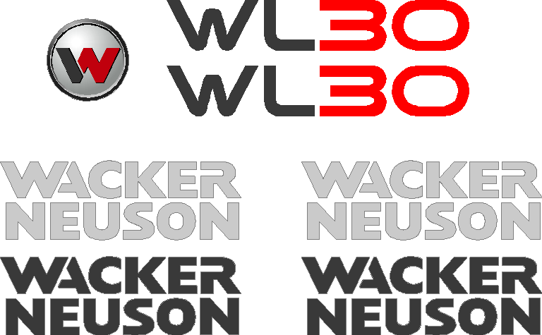 Wacker Neuson WL30  Decal Set